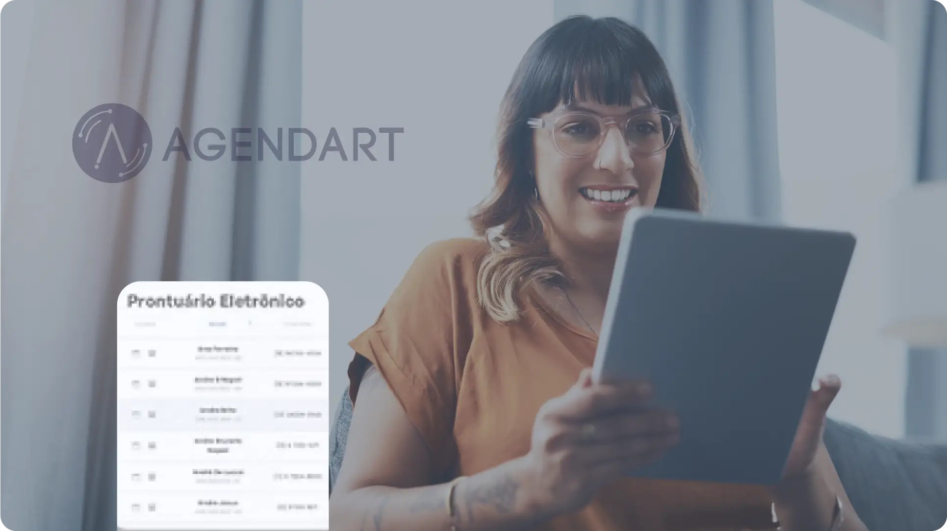 Logo sistema de gestão para profissionais da saúde Agendart